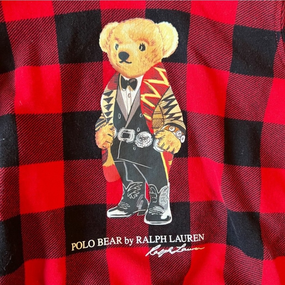 Polo by Ralph Lauren Red and Black Checkered Kids Hoodie - Picture 5 of 5